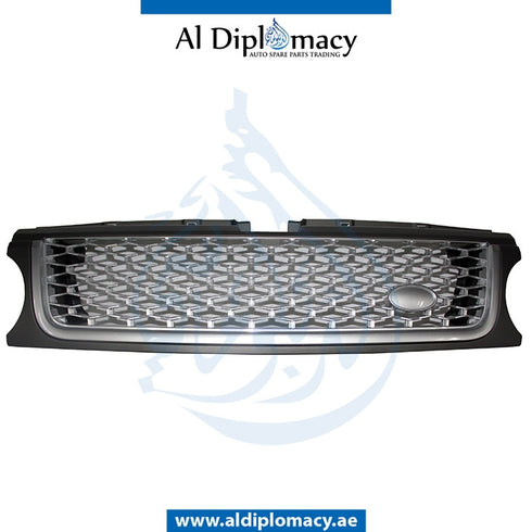 Grille, SILVER for Land Rover models, Part Number T-RR-SPORT GRILLE SILVER 2010-