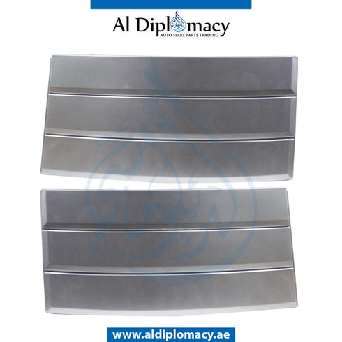 RANGE ROVER VOGUE FENDER Grille, Silver, SET for Land Rover models, Part Number T-RR-VOGUE FENDER GRILLE SILVER 2014-(SET)