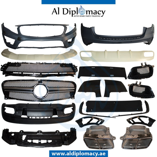 W156 GLA 45 BODY KIT COMPLETE for Mercedes-Benz CLA Class X156 (2014-2020) models, Part Number T-W156 GLA45 BODY KIT COMPLETE