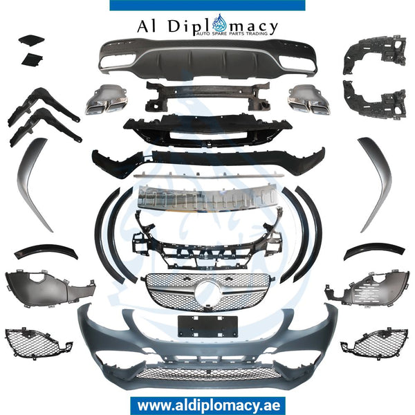Front Rear W166 GLE 63 BODYKIT COMPLETE Bumper, Bumper, EXHAUST for Mercedes-Benz GLE Class W166 (2011-2019) models, Part Number T-W166-GLE BODYKIT-CO WITH RB