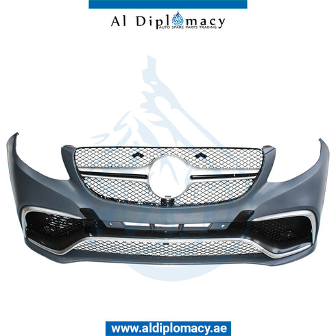 Front Rear W166 GLE63 FOR ML BODYKIT Complete. Bumper, Bumper, Hood, Fender, Headlight, Stoplight, AND EXHAUST for Mercedes-Benz GLE Class W166 (2011-2019) models