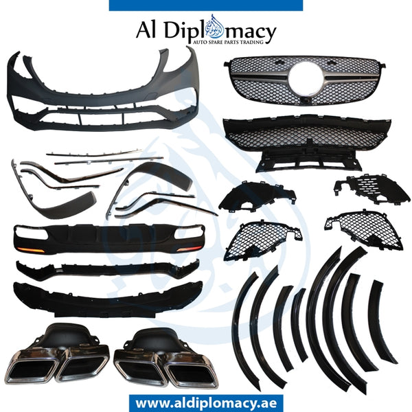 W166 GLE 63 BODY KIT COMPLETE 2015 for Mercedes-Benz GLE Class W166 (2011-2019) models, Part Number T-W166-GLE63 BODYKIT-2015-CO