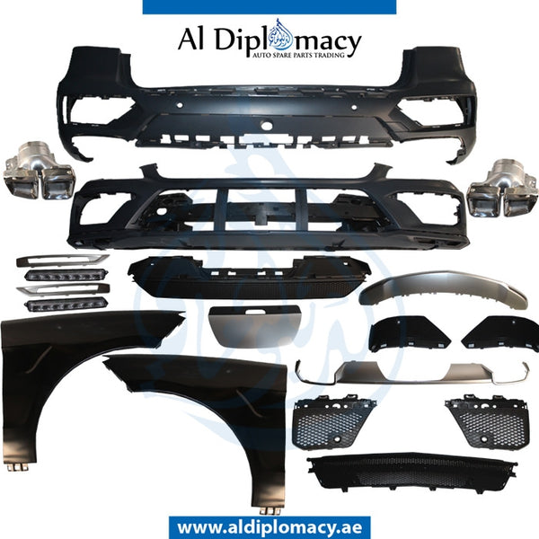 W166 ML63 BODY KIT COMPLETE for Mercedes-Benz GLE Class W166 (2011-2019) models, Part Number T-W166-ML63 BODY KIT-2013-CO
