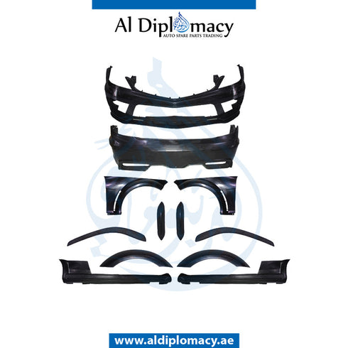 W204 C63 BODY KIT for Mercedes-Benz C Class W204 (2007-2015) models, Part Number T-W204-C63 BLACK SEIRES-BKIT12-CO
