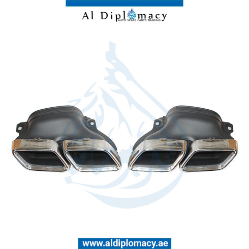 Front Rear X253 GLC 63 AMG GLC CLASS X253 2018 LOOK FIT 2015-2018. Bumper, Diffuser, AND EXHAUST for Mercedes-Benz GLC Class W253 (2015-2022) models