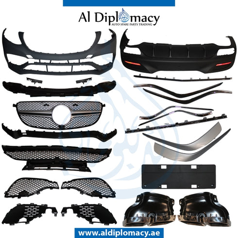 W292 GLE 63 COUPE BODY KIT 2015 COMPLETE for Mercedes-Benz GLE Class C292 (2015-2020) models, Part Number T-W292-GLE63 COUPE BODYKIT-2015-CO