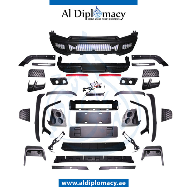 W463 G63 2019 BODY KIT 2019 BRABUS FOR WANGON for Mercedes-Benz G Class W463 (1992-2022) models, Part Number T-W463-G63 BODYKIT-2019 BRABUS FOR WANGON