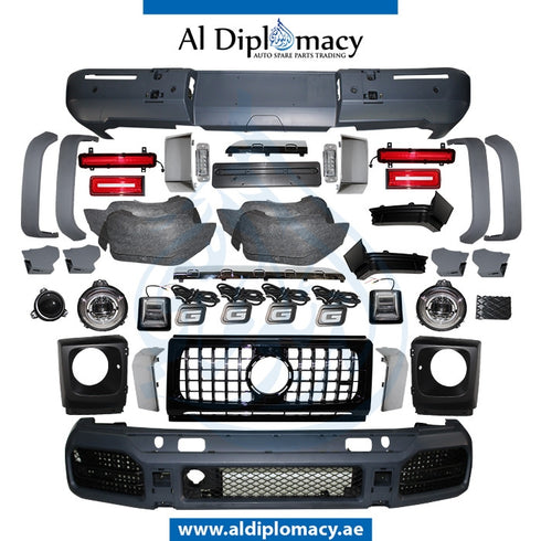 W463 G63 BODY KIT 2019 COMPLETE for Mercedes-Benz G Class W463 (1992-2022) models, Part Number T-W463-G63 BODYKIT-2019-CO