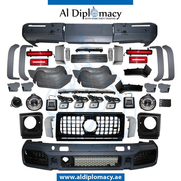 W463 G63 BODY KIT 2019 COMPLETE for Mercedes-Benz G Class W463 (1992-2022) models, Part Number T-W463-G63 BODYKIT-2019-CO