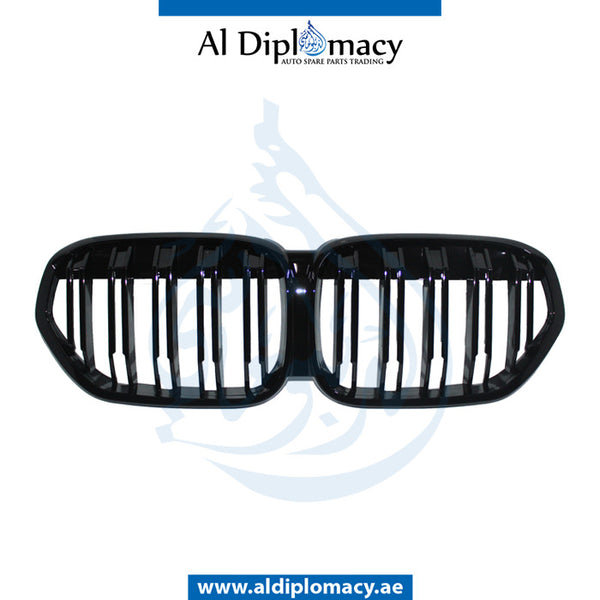 SHOW Grille, M Look, Black, SET for BMW X1 Series F48 (2015-2019) models, Part Number T-X1/F48 GRILLE M LOOK BLACK