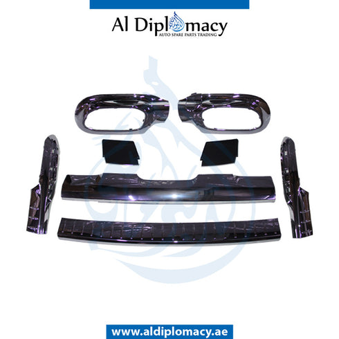 Front Rear X167 GLS 680 MAYBACH BODYKIT 2020 Complete. Bumper, Bumper, Grille, AND FENDER FLARE for Mercedes-Benz GLS Class X167 (2019) models