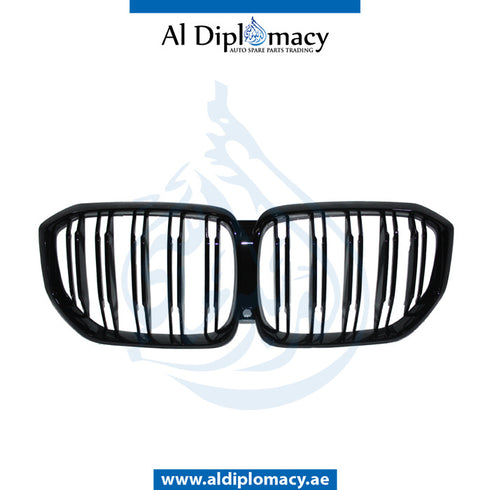 SHOW Grille, M Look, Black, SET for BMW X5 Series G05 (2018-2023) models, Part Number T-X5/G05 GRILLE M LOOK BLACK
