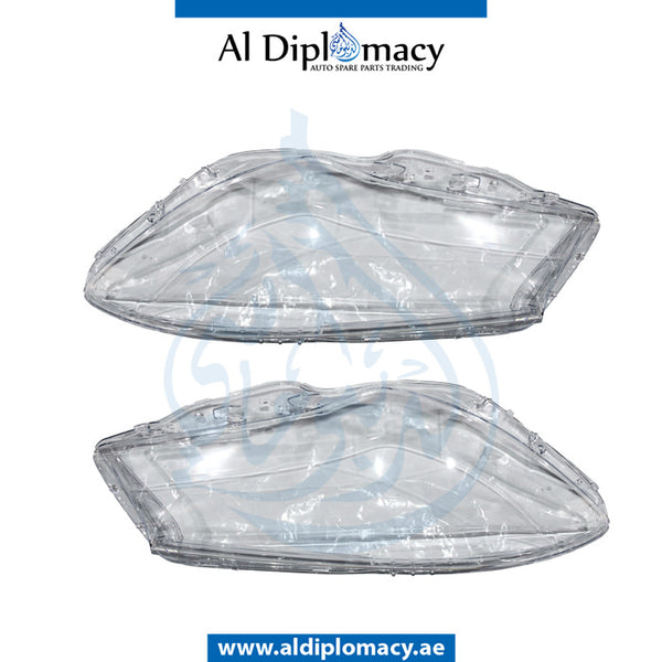 HEADLIGHT Glass, SET 2011 for Mercedes-Benz CLA Class W117 (2013-2022) models, Part Number T-117 HL GLASS 2013- SET