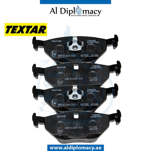 Rear BRAKE Pad, 21607 for BMW 5 Series E31 (1989-1999) models, Part Number TEX-34211160198