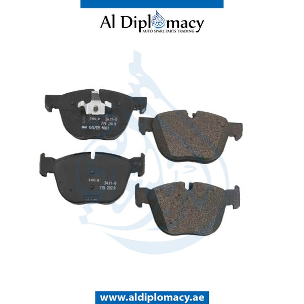 Front BRAKE Pad, GDB1726 for BMW X5 Series E70 (2010-2013) models, Part Number TRW-34116779293