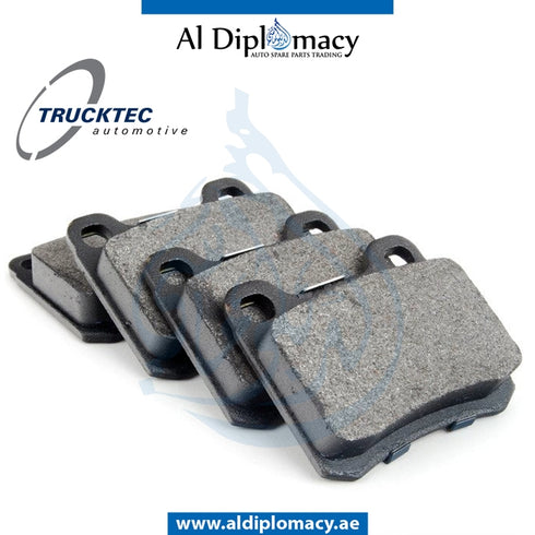 Rear BRAKE Pad, 02.35.100 for Mercedes-Benz C Class W124 (1986-1995) models, Part Number TT-0004209820