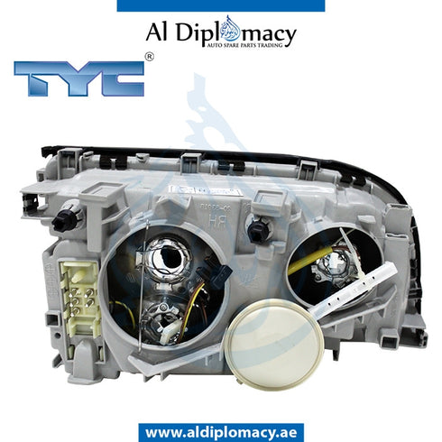 Left Headlight, NORMAL for Mercedes-Benz S Class W140 (1992-1999) models