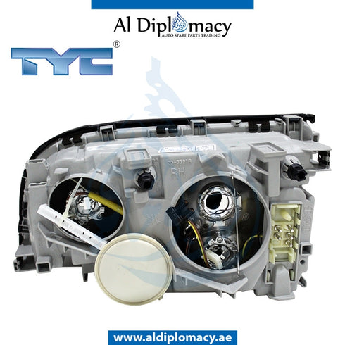 Right Headlight, NORMAL for Mercedes-Benz S Class W140 (1992-1999) models