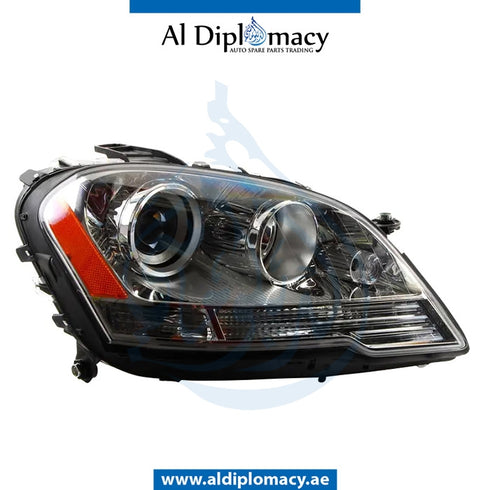 Right Headlight, NORMAL for Mercedes-Benz M Class W164 (2006-2011) models, Part Number TYC-1648202459
