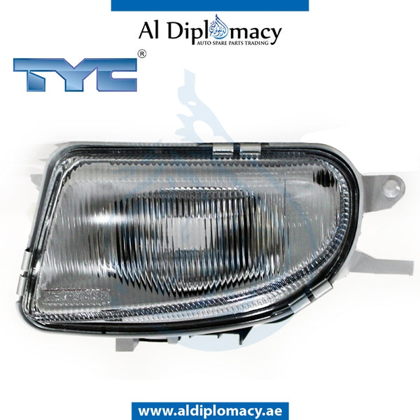 Left FOG Lamp, WITHOUT BULB for Mercedes-Benz C Class W170 (1996-2004) models, Part Number TYC-1708200156