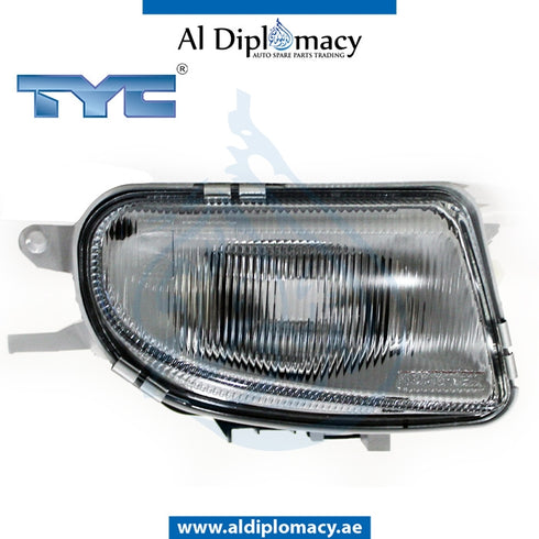 Right FOG Lamp, WITHOUT BULB for Mercedes-Benz C Class W170 (1996-2004) models, Part Number TYC-1708200256