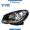 Left Headlight, Normal, BLACK for Mercedes-Benz C Class W204 (2007-2015) models, Part Number TYC-2048209559