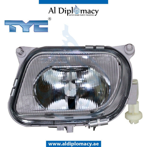 Left FOG Lamp, WITH SOCKET 19-0182-05-9 for Mercedes-Benz E Class W210 (1996-2002) models, Part Number TYC-2108200156