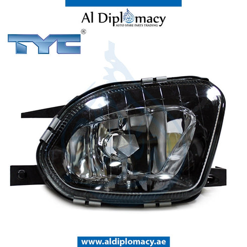 Left FOG Lamp, Black, 19-0450-11-9 for Mercedes-Benz E Class W211 (2002-2009) models, Part Number TYC-2118201156