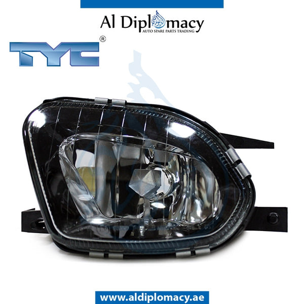 Right FOG Lamp, Black, 19-0449-11-9 for Mercedes-Benz E Class W211 (2002-2009) models, Part Number TYC-2118201256