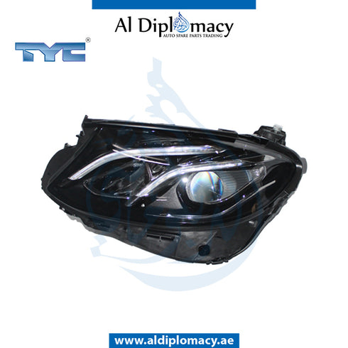 Left Headlight, STATIC Led, 20-g136-06-9b for Mercedes-Benz E Class W213 (2017-2023) models