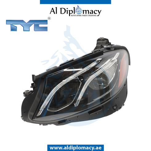 Left Headlight, Led, USA Type, 20-9962-06-1a for Mercedes-Benz E Class W213 (2017-2023) models, Part Number TYC-2139066901
