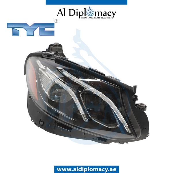 Right Headlight, Led, USA Type, 11-c8260015b3 for Mercedes-Benz E Class W213 (2017-2023) models, Part Number TYC-2139067001