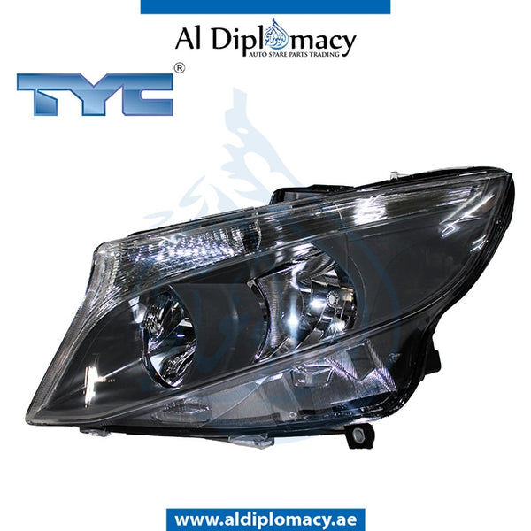 Left Headlight, NORMAL for Mercedes-Benz VITO W447 (2014-2020) models, Part Number TYC-4479065800