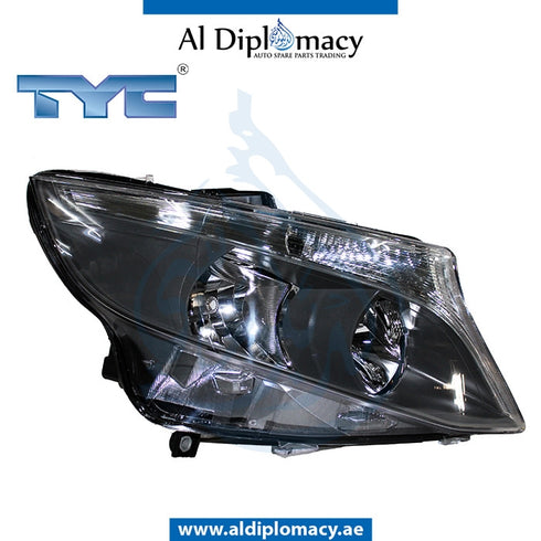 Right Headlight, NORMAL for Mercedes-Benz VITO W447 (2014-2020) models, Part Number TYC-4479065900