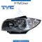 Left Headlight, NORMAL for BMW 1 Series E81 (2007-2011) models, Part Number TYC-63117193387