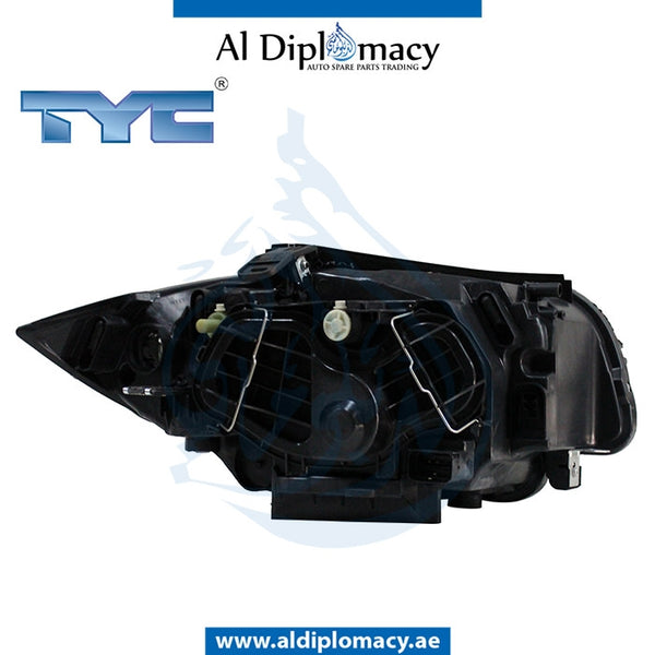 Left Headlight, NORMAL for BMW 2 Series E81 (2007-2011) models, Part Number TYC-63117249649