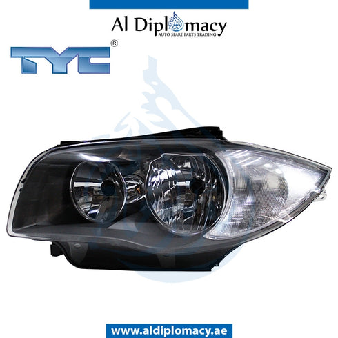 Left Headlight, NORMAL for BMW 2 Series E81 (2007-2011) models