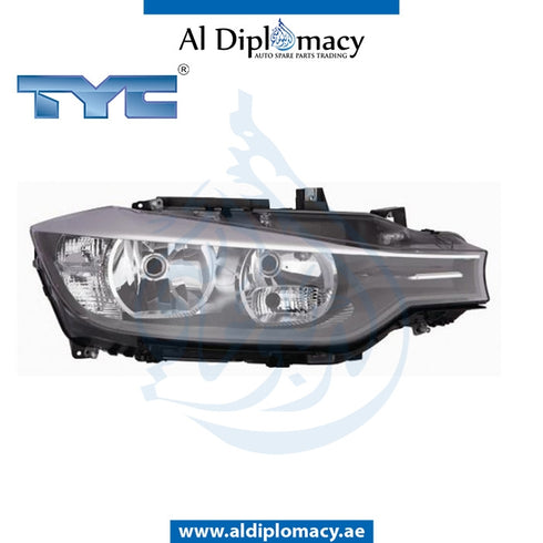 Right Headlight, NORMAL for BMW 3 Series F30 (2011-2015) models