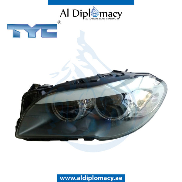 Left Headlight, BI Xenon, 20-c778-06-9b for BMW 5 Series F10 (2010-2016) models, Part Number TYC-63117271911