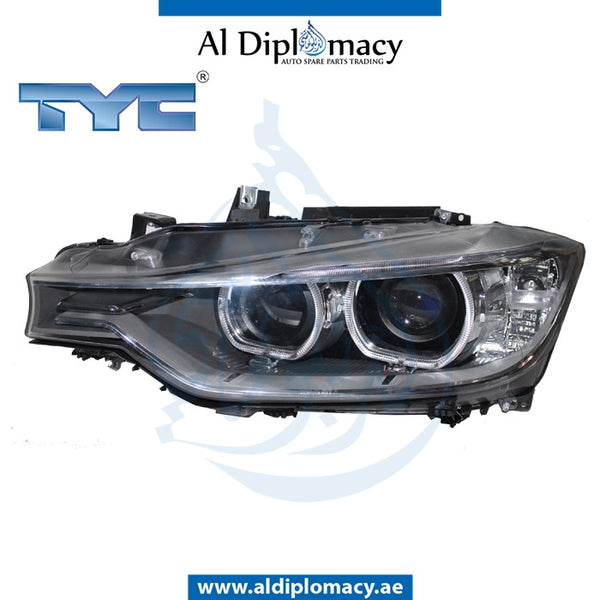 Left Headlight, BI XENON for BMW 3 Series F30 (2011-2015) models, Part Number TYC-63117314531