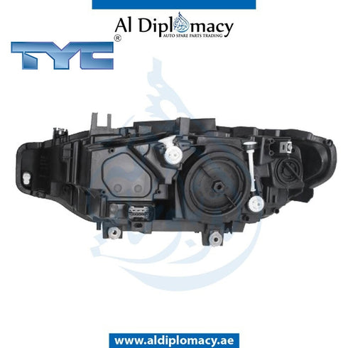 Left Headlight, NORMAL for BMW 3 Series F30 (2015-2019) models, Part Number TYC-63117365595
