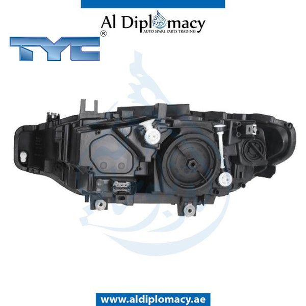 Left Headlight, NORMAL for BMW 3 Series F30 (2015-2019) models, Part Number TYC-63117365595