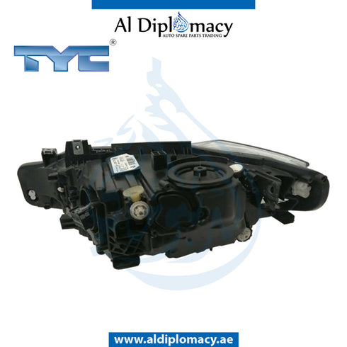 Right Headlight, Led, EMPTY for BMW 3 Series F30 (2015-2019) models