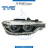 Right Headlight, Led, EMPTY for BMW 3 Series F30 (2015-2019) models, Part Number TYC-63117419634