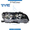 Right Headlight, Normal, BLACK for BMW 3 Series E46 (1998-2005) models, Part Number TYC-63126904276