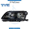 Left Headlight, Normal, BLACK for BMW 2 Series E46 (1998-2005) models, Part Number TYC-63126910955