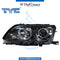 Left Headlight, BI XENON for BMW 2 Series E46 (1998-2005) models, Part Number TYC-63127165775