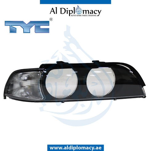 Right Headlight, NORMAL for BMW 5 Series E39 (1995-2003) models, Part Number TYC-63128375302