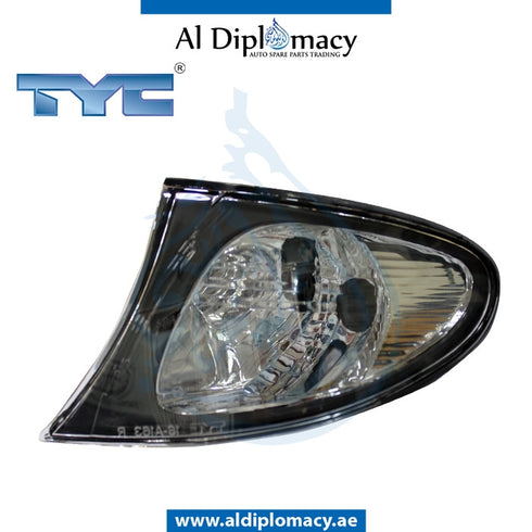 Left TURN SIGNAL Lamp, 18-a163-a5-2b 01-05 for BMW 3 Series E46 (1998-2005) models, Part Number TYC-63136914199