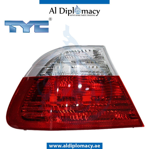 Left Stoplight, Clear, AND RED 11-5996-11-2 for BMW 2 Series E46 (1998-2005) models, Part Number TYC-63218383825